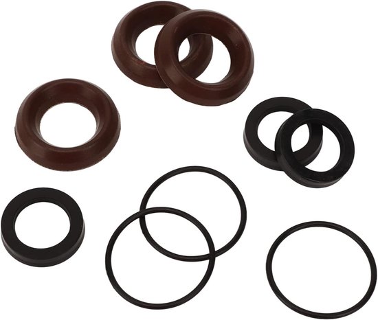 Water Seals Kit - 9 Stuks Hogedrukreiniger Pomp Seal Kit - Rubber - 18mm RKA XR RKV XRC XRA - Vervanging Hogedrukreiniger Pomp . van Merkloos	 — afbeelding 5