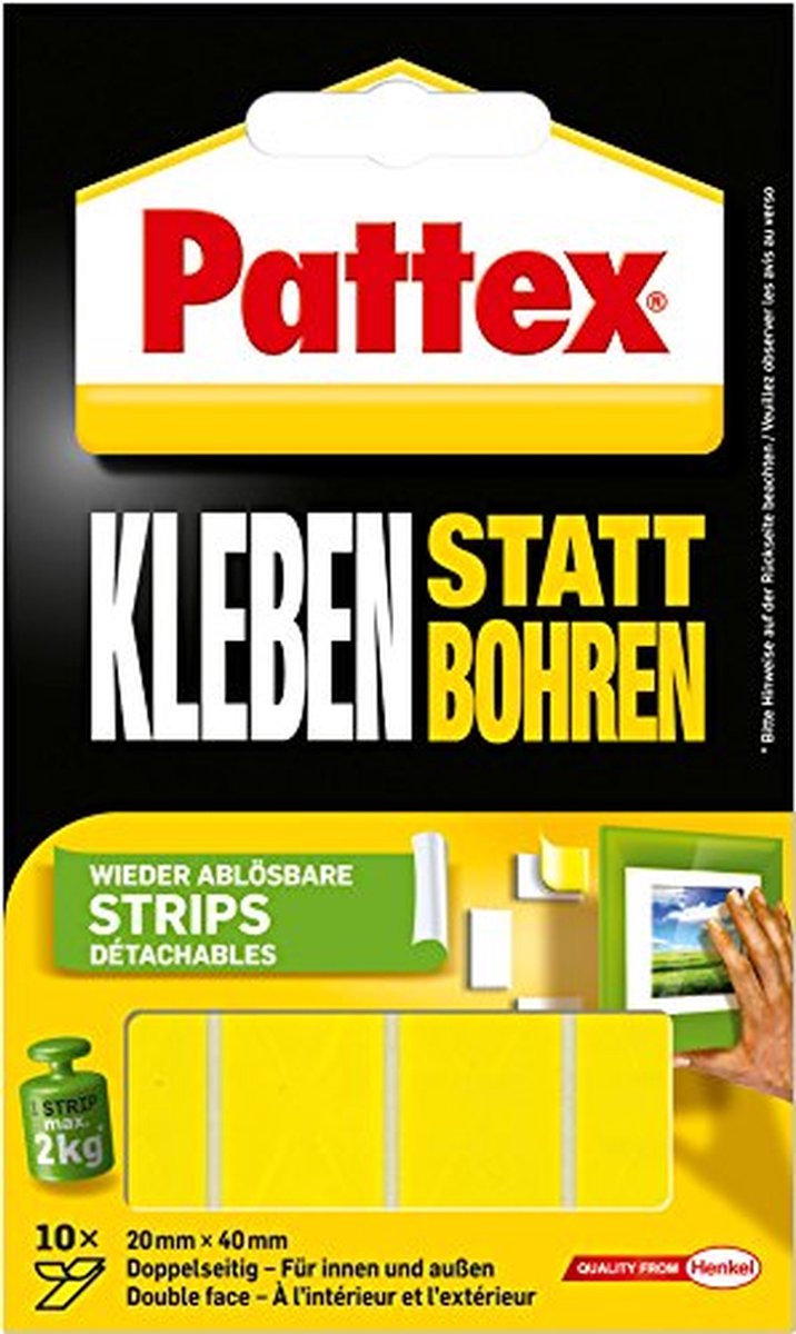 Plakstrips voor Eenvoudige en Veilige Bevestiging op Gladde Oppervlakken