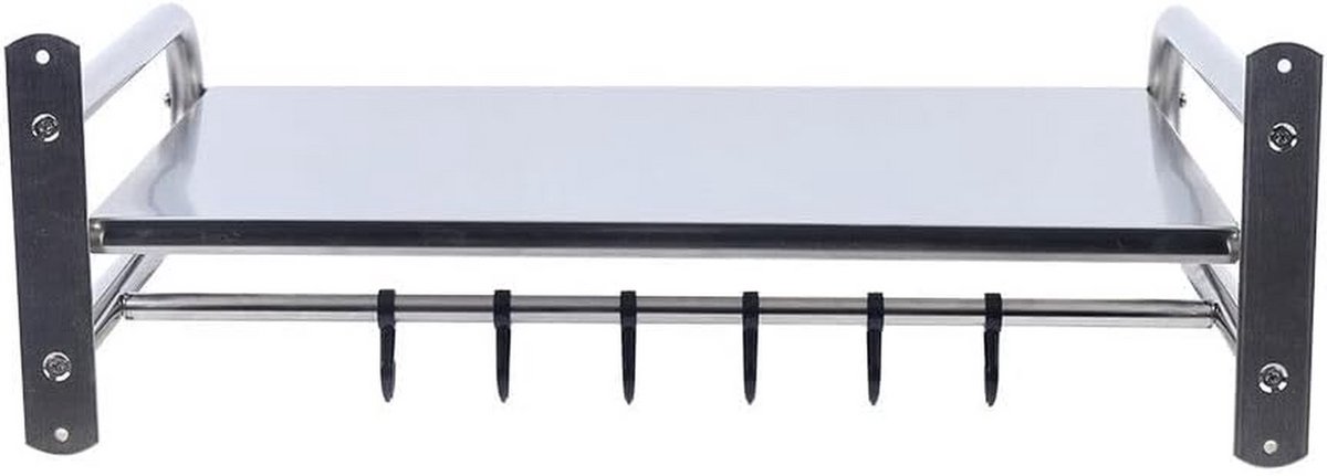 Staal Wandhouder Roestvrij Staal Magnetron Beugel Wandplank Houder Keuken Plank