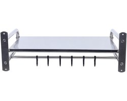 Staal Wandhouder Roestvrij Staal Magnetron Beugel Wandplank Houder Keuken Plank