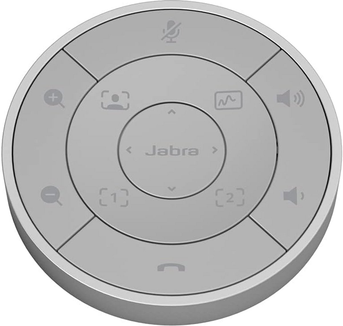 Jabra PanaCast 50 Remote Control - Simple Remote Control for PanaCast 50 Video Bar - All-In-One Controller for Easy Remote Control and Volume Control - Grey