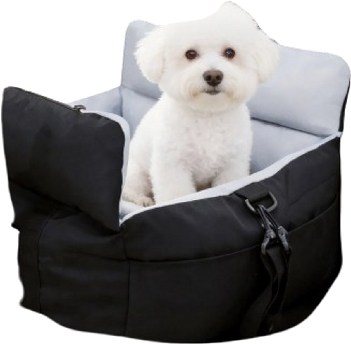 DierDO – Huisdier Autostoel – Reismand – Draagtas – Zwart/Blauw – 62x53x40 cm – 3-in-1 – Schouderriem – Wasbaar Kussen – tot 10 kg DierDO – Huisdier Autostoel – Reismand – Draagtas – Zwart/Blauw – 62x53x40 cm – 3-in-1 – Schouderriem – Wasbaar Kussen – tot 10 kg