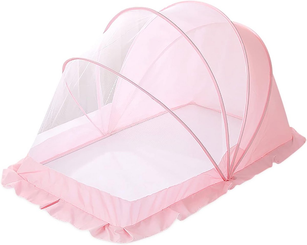 Draagbare Baby Klamboe - Roterende Opvouwbare Muggennet Voor Buiten en Reizen - Geschikt Voor Baby's Van 0-5 Jaar - Ademend en Ruimtelijk Ontwerp