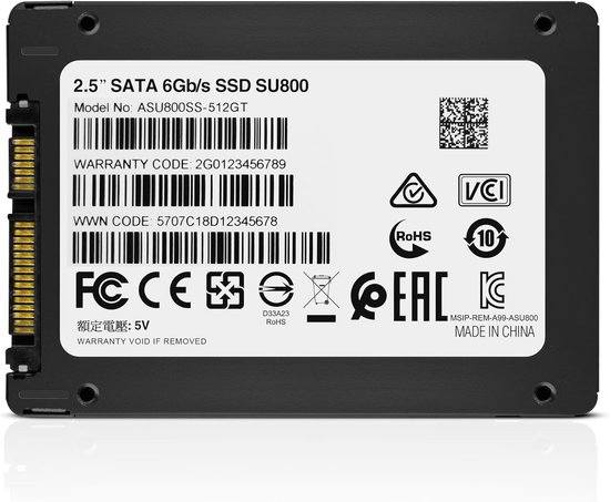 Interne SSD - Solid State Drive Harde Schijf - Computer Upgrade - 3D NAND Technologie - 2.5 Inch - Zwart — afbeelding 4