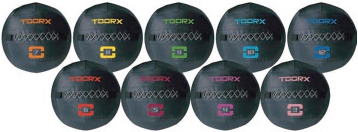 Toorx Wall Ball 6 kg 35 cm - Trainingsbal voor Functional Training en CrossFit