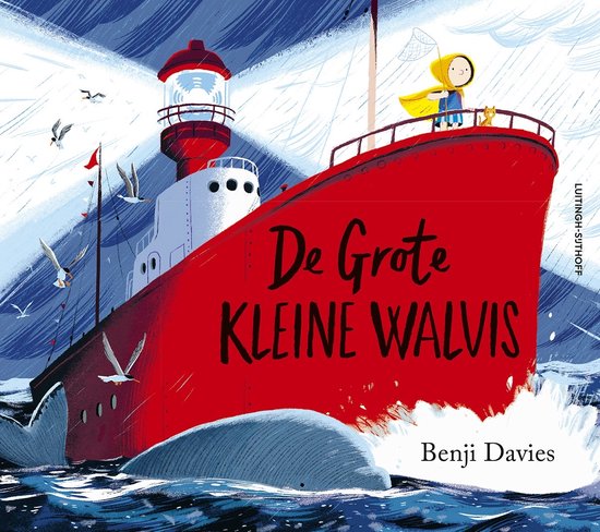 De grote kleine walvis - kartonboek - cover