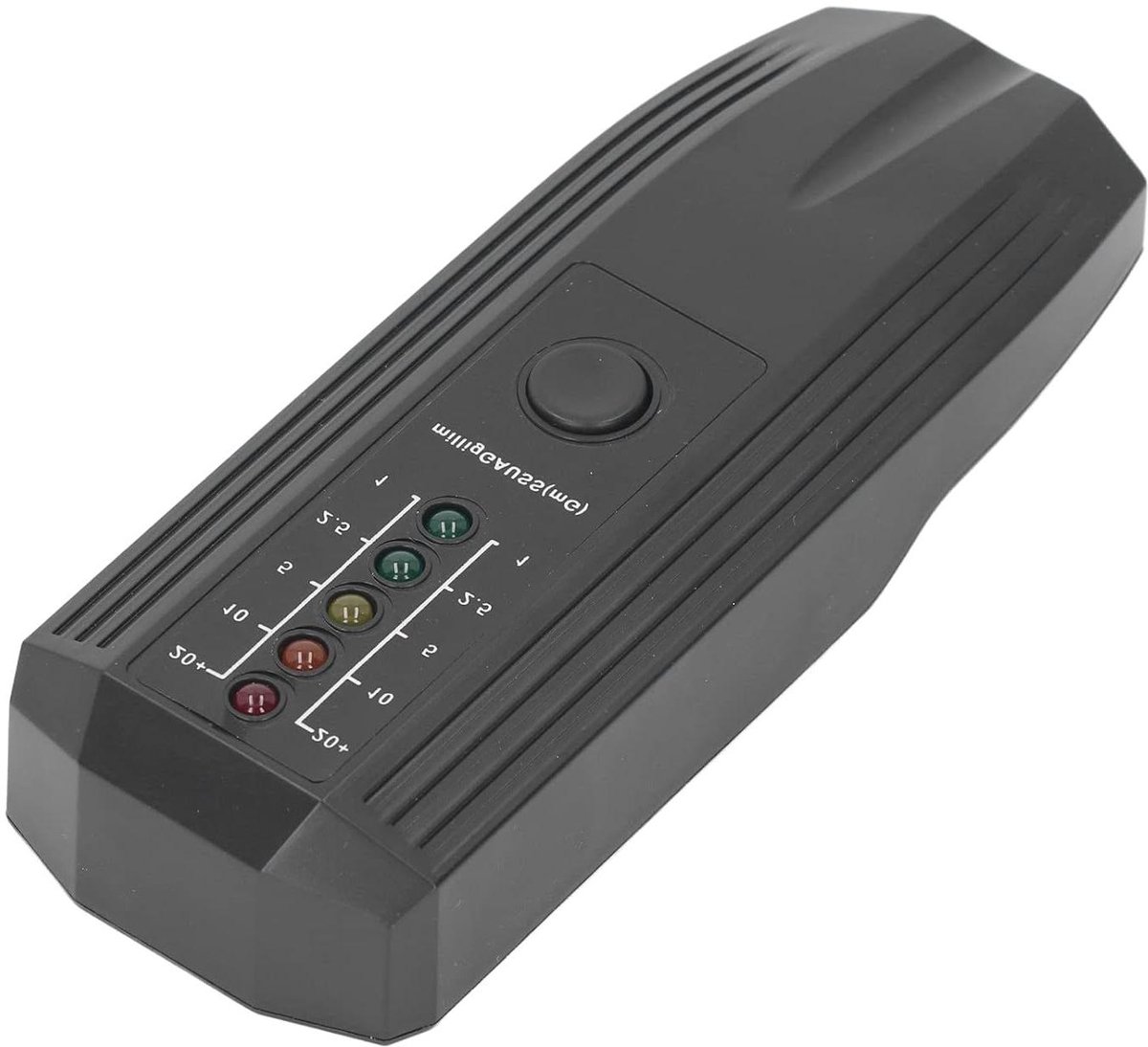 EMF Electromotive Force Tester, Eenvoudig Af Te Lezen 50 60Hz ABS EMF Stralingsmeter Draagbaar voor Computer (Zwart)