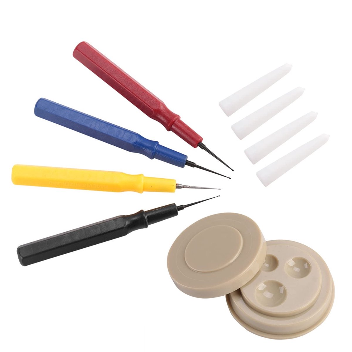 MTTproducts- Horloge Reparatie Gereedschapsset - Olie Beker - 4 Oliepennen - Klok Reiniging - Horlogemaker - Stevig Materiaal - Horloge Olie Set