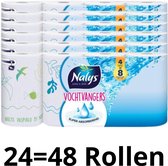 Nalys Vochtvangers Keukenpapier - 24 Dubbele rollen (24=48) - Voordeelverpakking