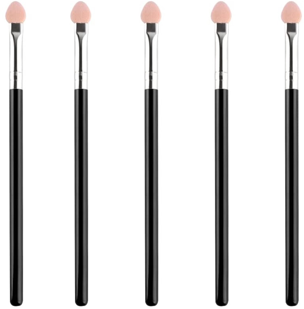 MTTproducts- Oogschaduwkwasten 5 stuks - Dubbelzijdige Applicator - Spons Oogmake-upkwasten - Cosmetische Hulpmiddelen - Comfortabel Materiaal - Herbruikbaar - Make-upkwasten