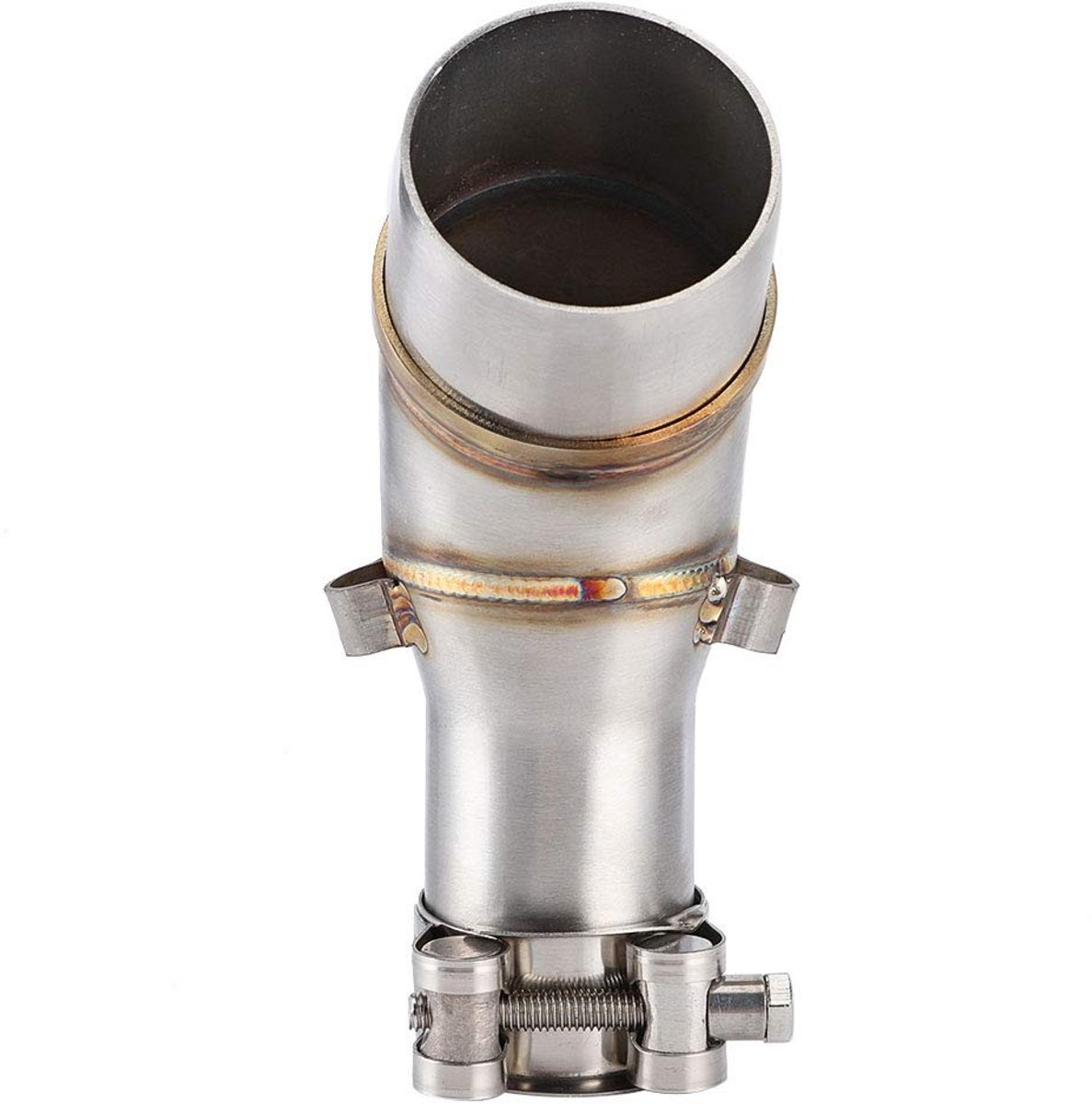 NTH products- Uitlaatconnector Hoogwaardig Materiaal - Uitlaat Midden Pijp - Motorfiets Adapter - 3 Stuks - Eenvoudige Installatie - Compact en Duurzaam - Uitlaatpijp