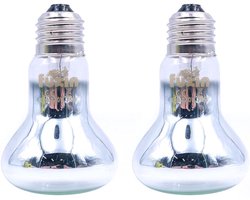 2x Infrarood Warmtelamp Reptielen 75W E27 - Warmtelamp voor Hagedis, Schildpad en Slang