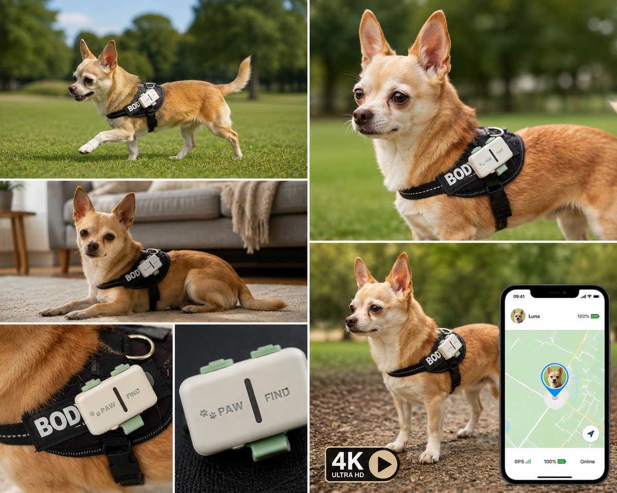 PawFind Mini GPS Tracker Kat en Hond thumbnail 4