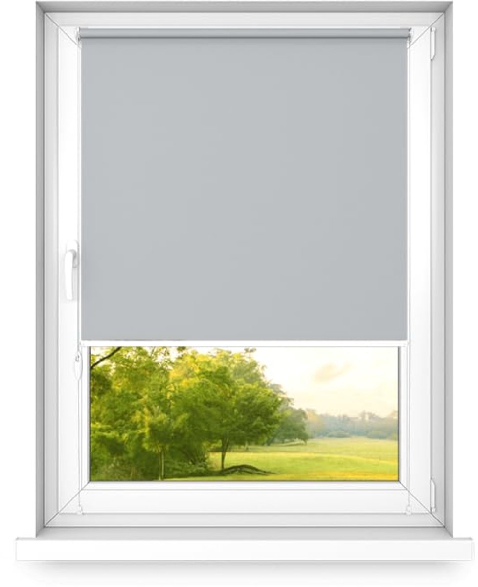 time4blinds - Verduisteringsrolgordijn Zonder Boren - Verduisteringsrolgordijn, Rolgordijn