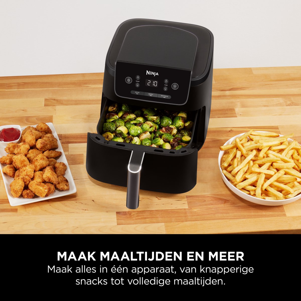 SharkNinja AF110EU airfryer met 4,7 liter en enkele lade - afbeelding 2