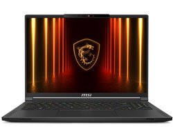 MSI Stealth 16 AI A2HWFG-023NL Intel Core Ultra 9 285H Laptop 40,6 cm (16") Quad HD+ 32 GB DDR5-SDRAM 1 TB SSD NVIDIA GeForce RTX 5060 Wi-Fi 7 (802.11be) Windows 11 Home Zwart
