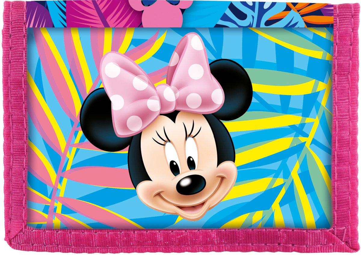 Disney Minnie Mouse Spring Palms - Portemonnee - 12.5 x 8.5 cm - Multi