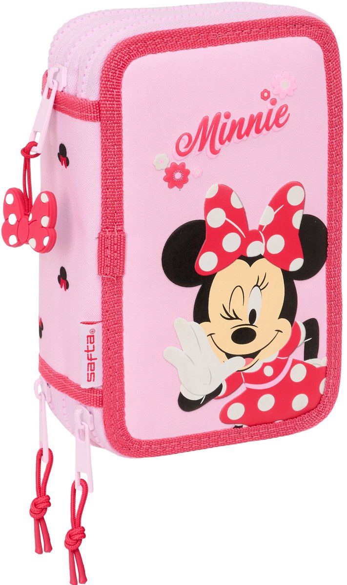 Disney Minnie Mouse Gevuld Etui Hello - 37 stuks - 19,5 x 12,5 x 5,5 cm - Polyester