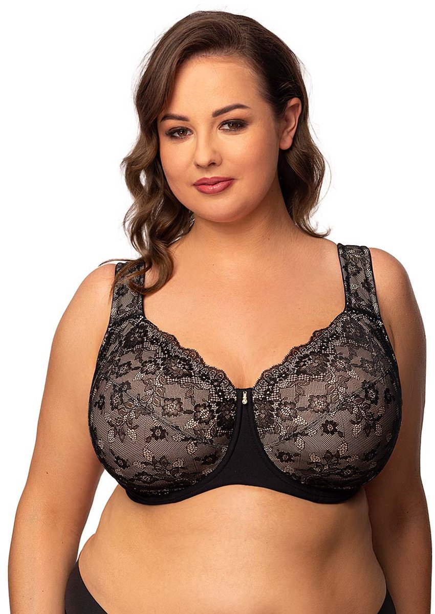 ORHIDEJA - softcup beugel BH - zwart - maat 105H