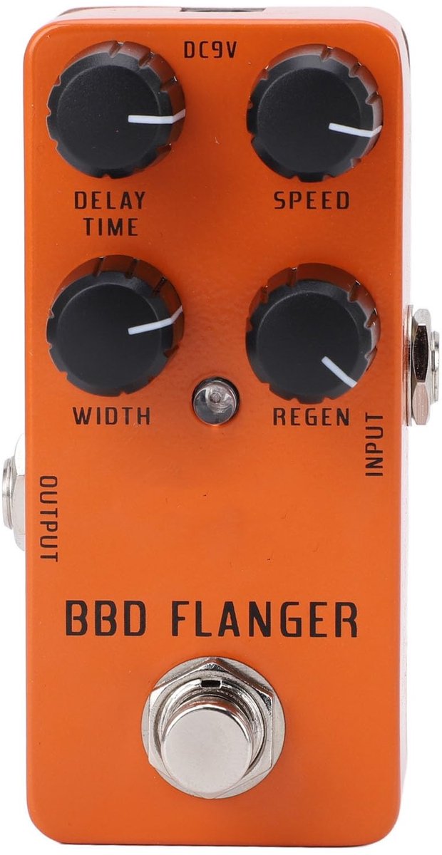 Dailygoods - Analoog Flangerpedaal met True Bypass voor Gitaar