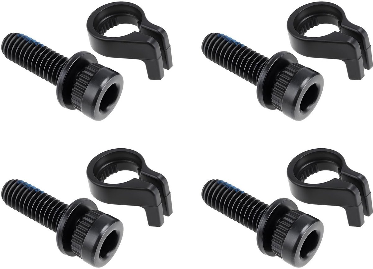 Dailygoods - Set van 4 Remklauw Bevestigingsbouten M6x18.7mm voor Fietsen