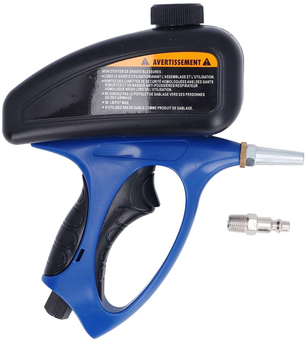 Dailygoods - Pneumatisch Zandstraalpistool 500ml voor Oppervlaktereiniging