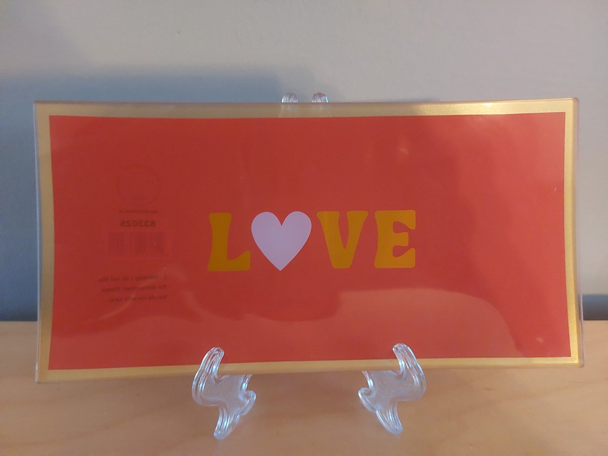 leuk bordje met de tekst : LOVE