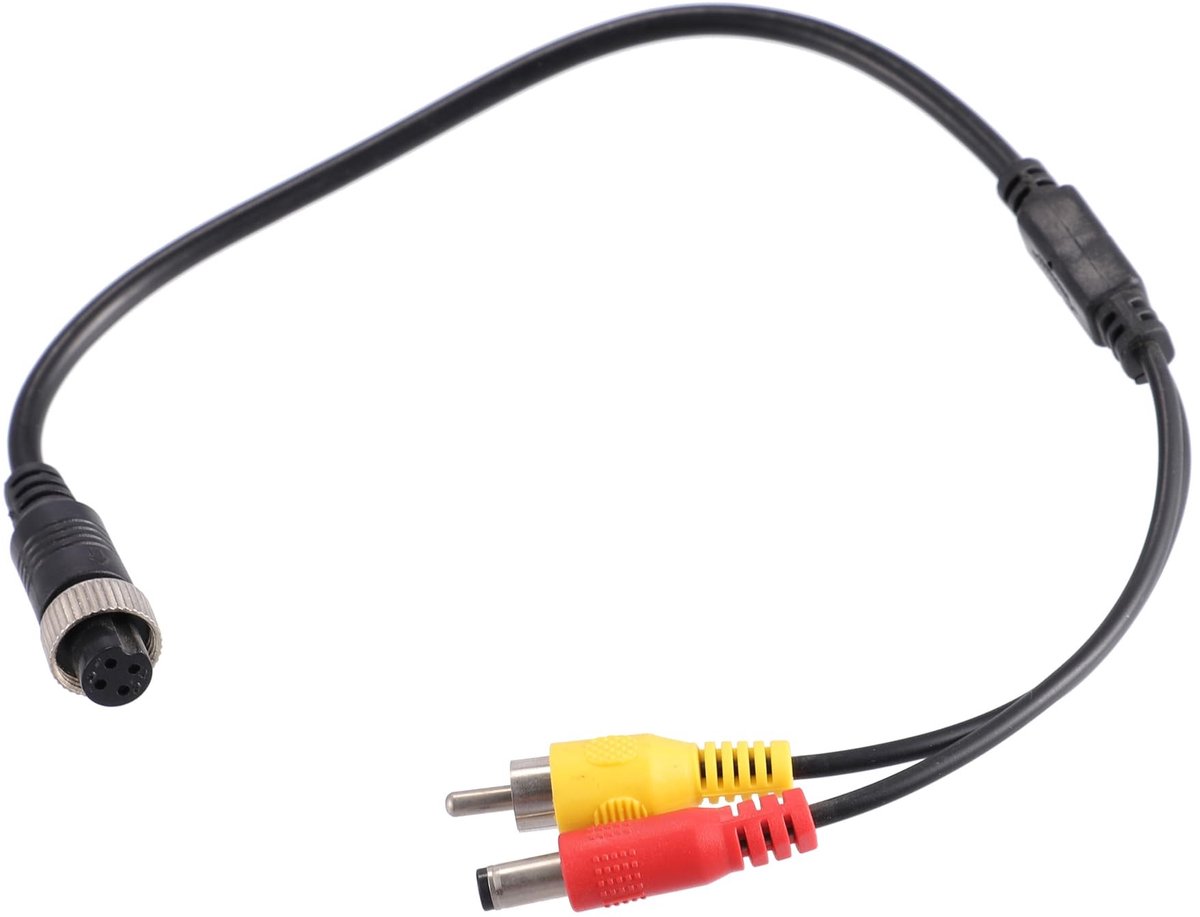 Dailygoods - Cosensi - Dailygoods - Autocamera Adapter van 4-pins naar Cinch voor Eenvoudige Verbinding