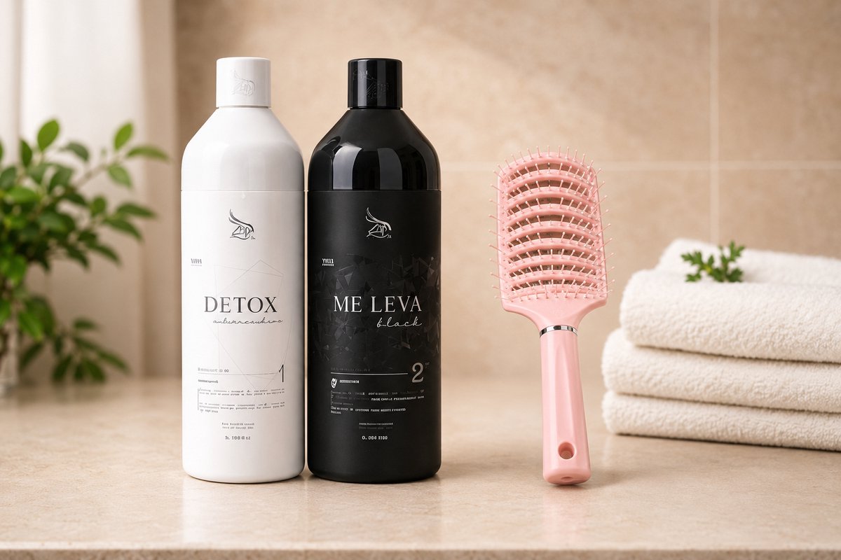ZAP Me Leva Black + Detox – Braziliaanse Keratine Kit (2x1000ml)
