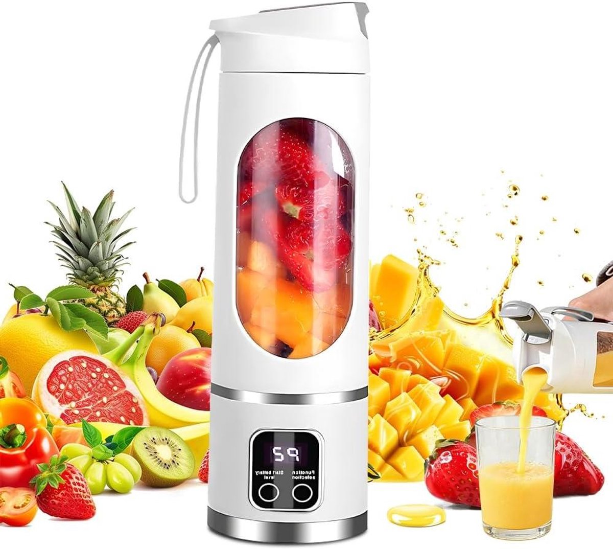Mini Blender - Smoothie Maker - Draagbare Blender - Oplaadbaar
