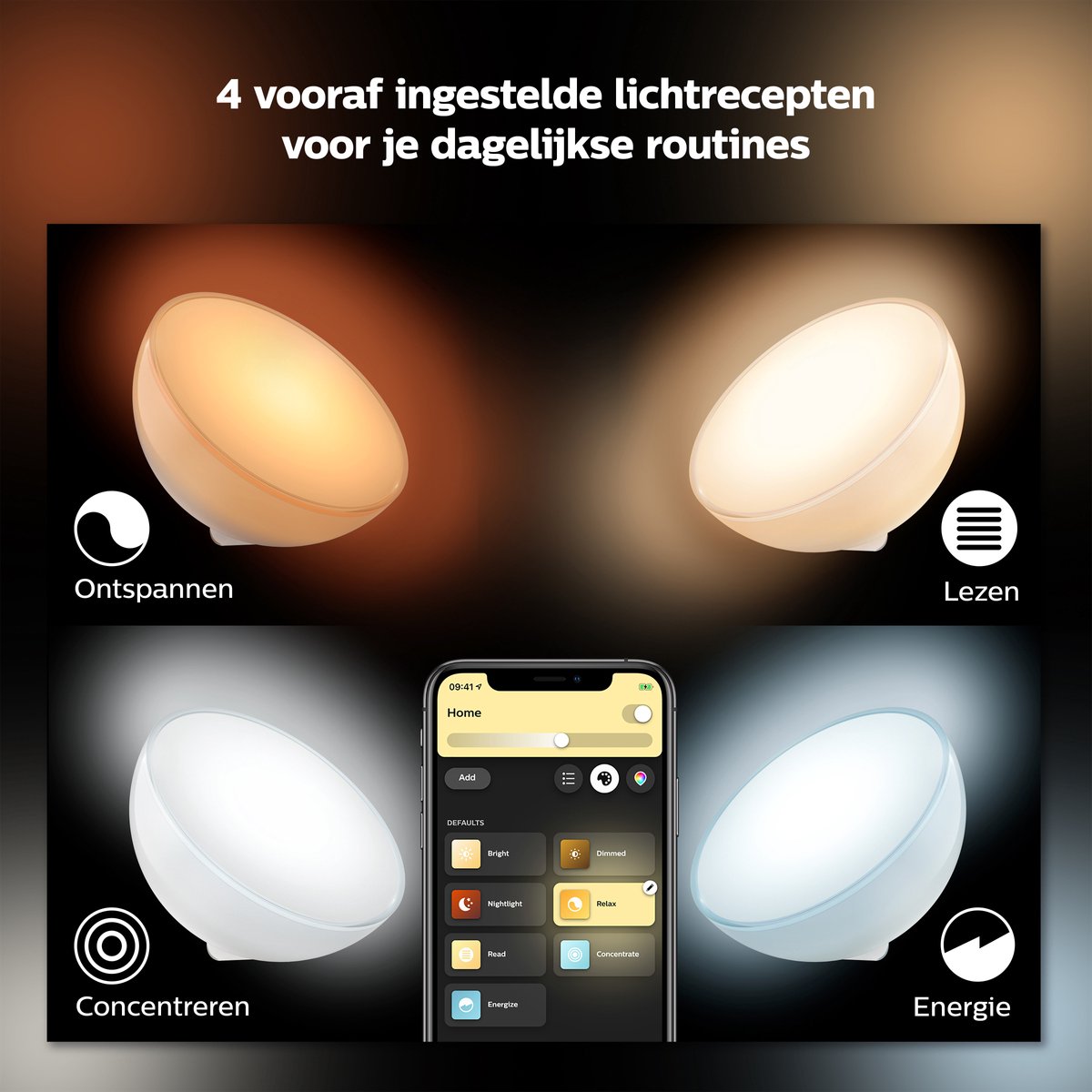 Philips Hue Go tafellamp - wit en gekleurd licht – foto 5