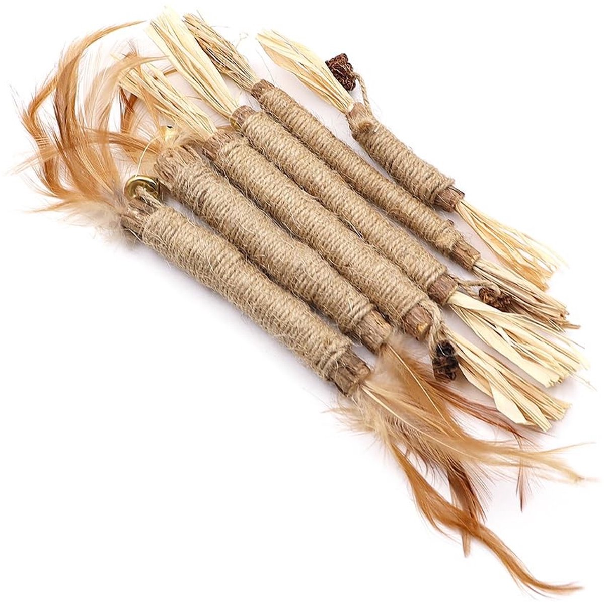 Dailygoods - Dailygoody - Catnip Sticks - Kauwsnoepjes voor Katten - Verfris de adem en verbeter de spijsvertering - 6 Stuks - Tandenreiniger - Geschikt voor Binne...