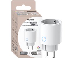 Aqara Power Plug H2 EU RGB Matter Thread Zigbee slimme stekker met energiemeting