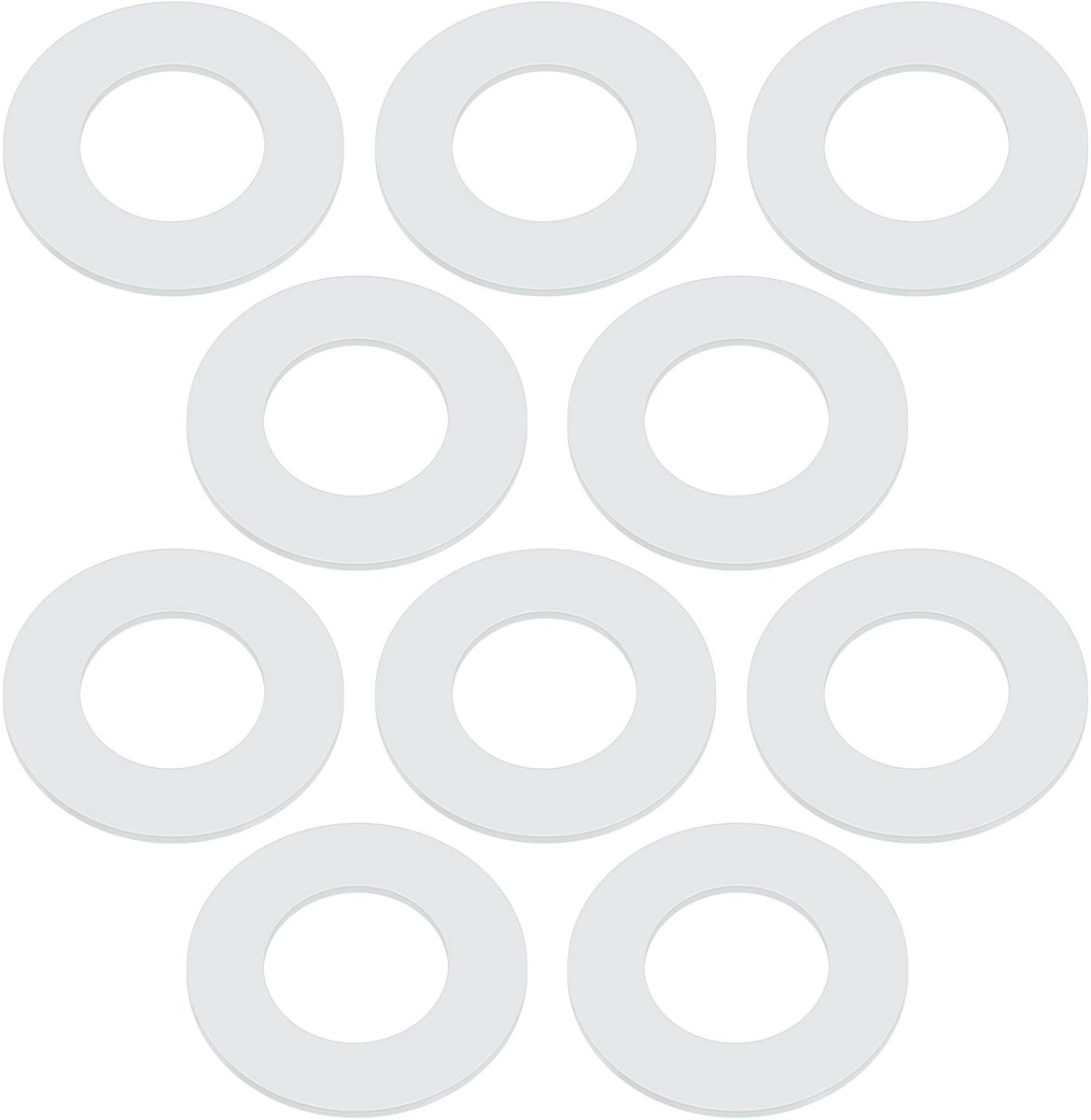 Dailygoods - Dailygoody - Zaagblad Boring Bus Reducering - Stalen Adapter Ring - 30x16mm - Voor Cirkelzaagbladen - Houtbewerking - 10 Stuks