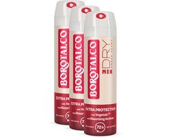 Borotalco Deo Men Amber Dry Spray 3x150ml