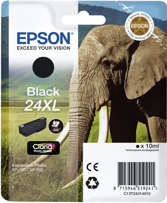 Epson 24XL - Inktcartridge / Zwart