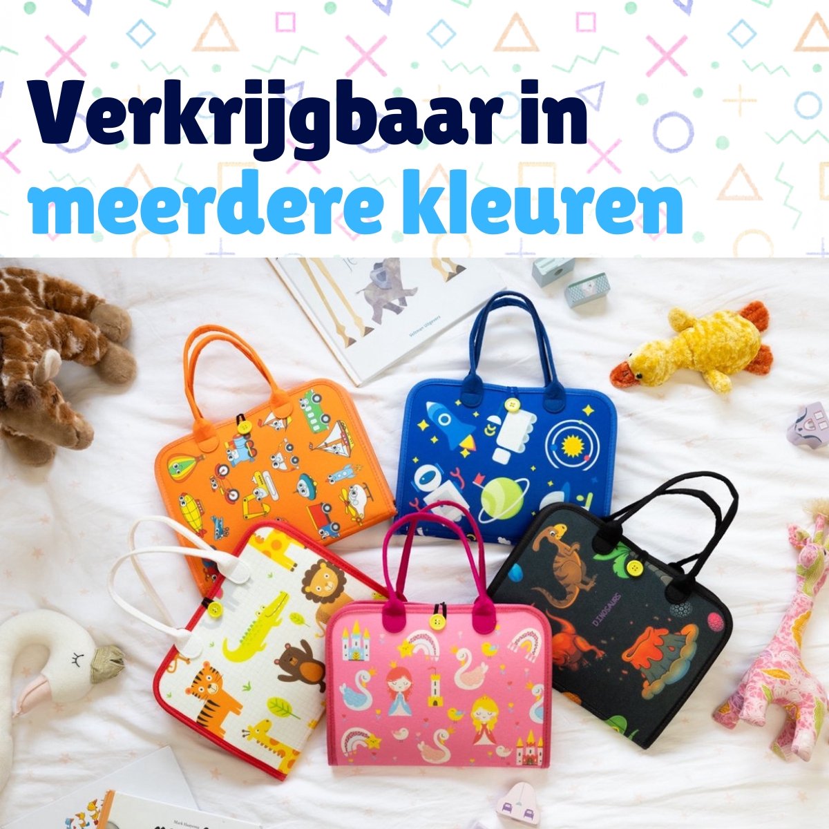 MontiPlay® Montessori Speelgoed - Sensorisch Speelgoed - Busy Board - Montessori Activiteitenboek - Educatief Speelgoed - Reisspeelgoed - Activiteitenbord - Senso Motorisch Speelgoed - Speelgoed voor in de Auto — afbeelding 11