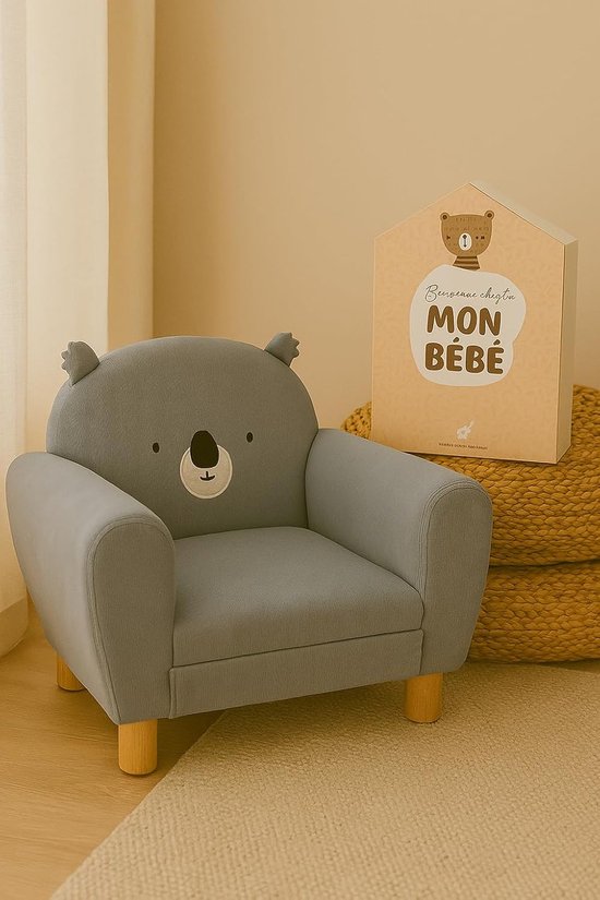 Atmosphera Kinderfauteuil Koala - Grijs - 51 x 42,5 cm van Atmosphera — afbeelding 3