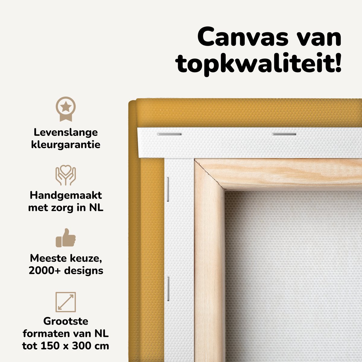 Canvas Schilderij Gefeliciteerd met het wondertje dat in je buik groeit - Spreuken - Baby - Quotes - 120x180 cm - Wanddecoratie XXL - Vaderdag cadeau - Geschenk - Cadeautje voor hem - Tip - Mannen