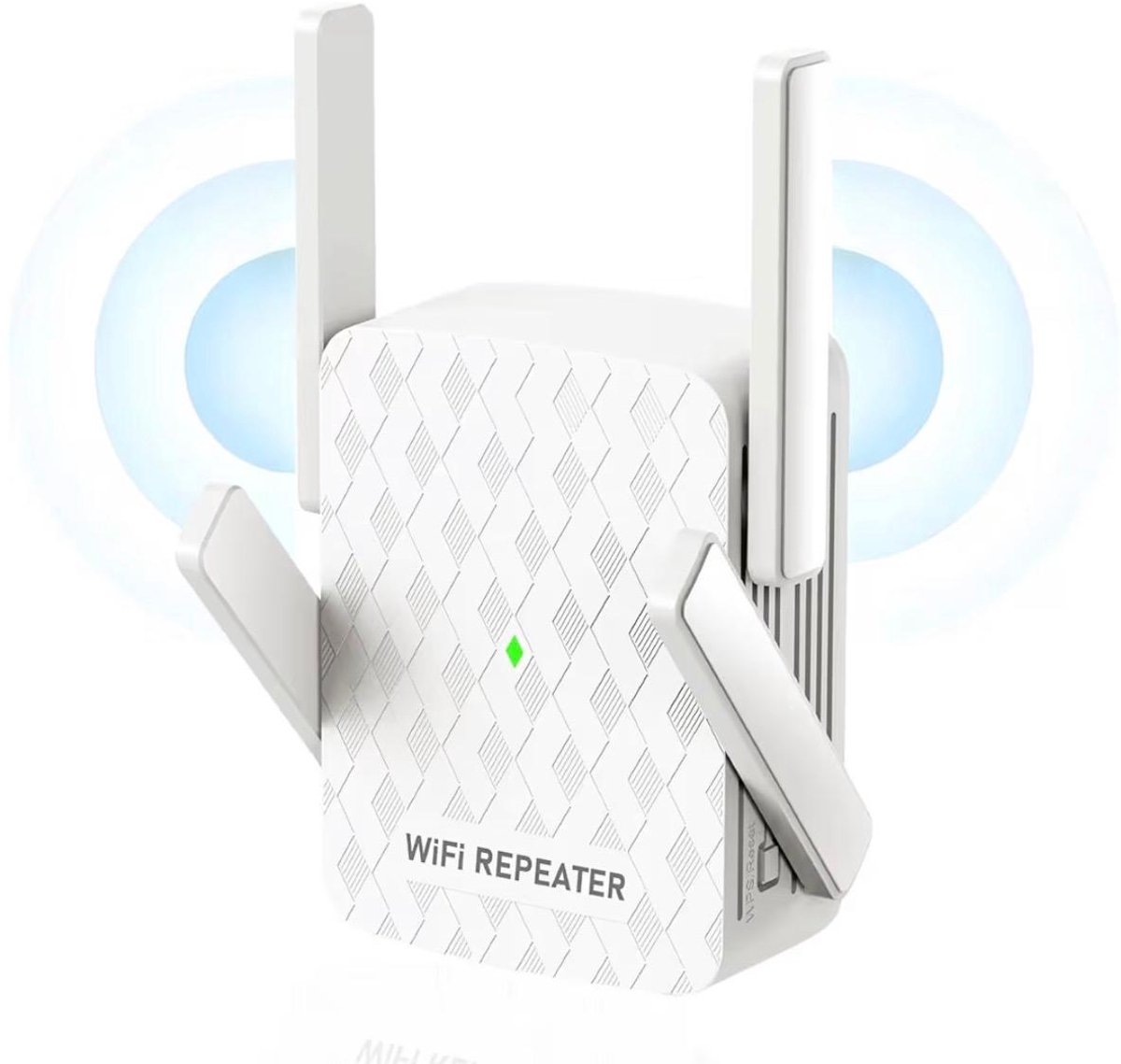 BIXc® - WiFi versterker, extender, 2024 snelste wifi-booster - draadloze voor thuisdekking tot 10000 m² en 35 apparaten - 1200 Mbps WIFI Booster