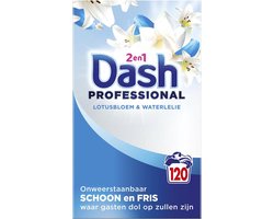 Dash Professional 2 in 1 Formula Fleurs de Lotus & Lily waspoeder 6,6 kg 120 wasbeurten (8006530273657)