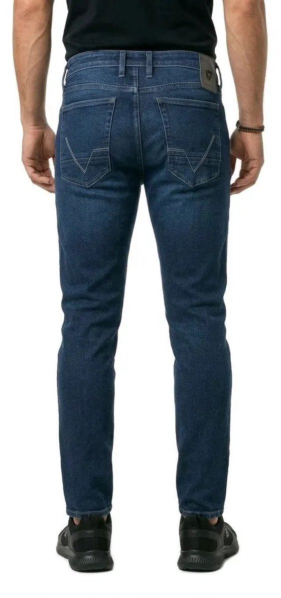 REV’IT! Kai SK Medium Blauw Stone Motorjeans - Maat 34/32 - Broek – foto 3