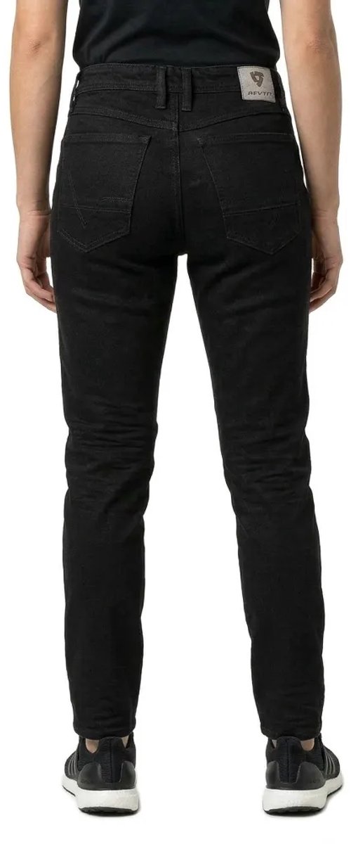 REV’IT! Violet Dames BF Zwart Motorjeans - Maat 30/30 - Broek – foto 3