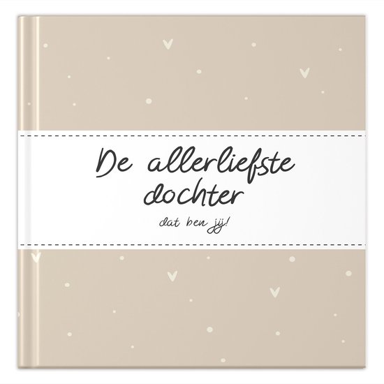 Fyllbooks - Invulboek Allerliefste Dochter - Cadeau voor Dochter - Incl. Quotes en 6 Fotopagina's - 30 Pagina's