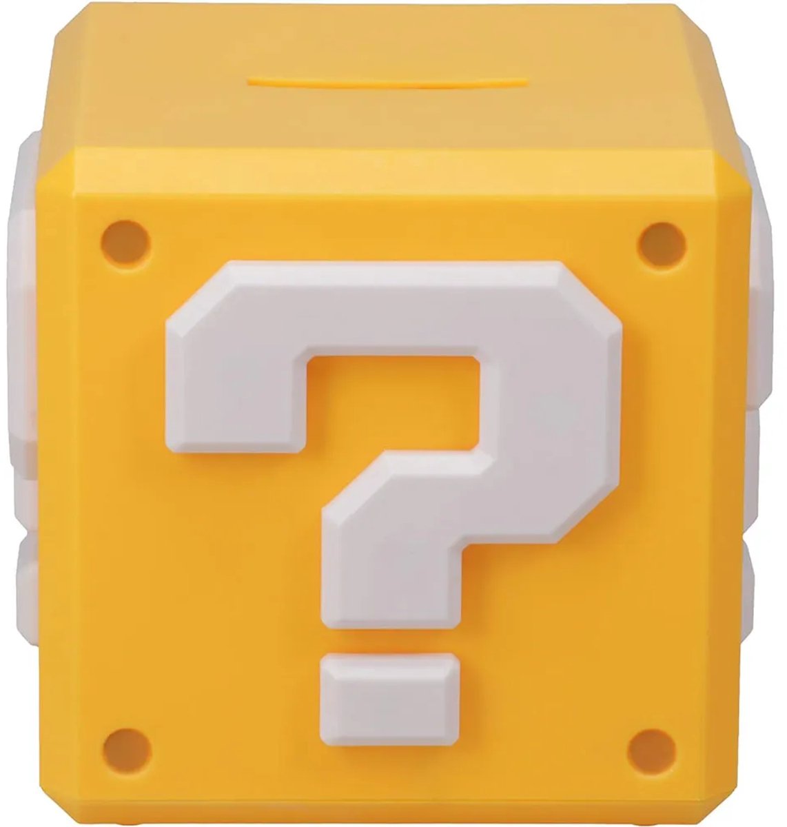 Super Mario Question Block Money Box – Officieel Gelicentieerde Nintendo Spaarpot, 12 cm- Paladone
