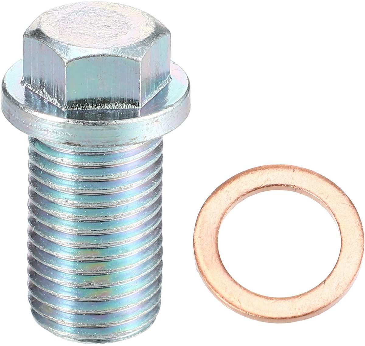 Dailygoods - Cosensi - Dailygoody - M14x1.5 Motorolie Aflaatplug - Olielekkage voorkomen - Staal - Gasket inbegrepen - Geschikt voor Mercedes-Benz C320 2001-2005 - Zilver