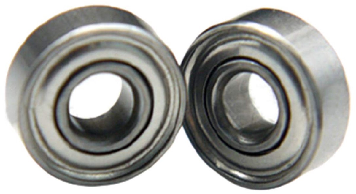 Dailygoods - Set van 2 Diepe Groef Kogellagers 607ZZ 7x19x6mm