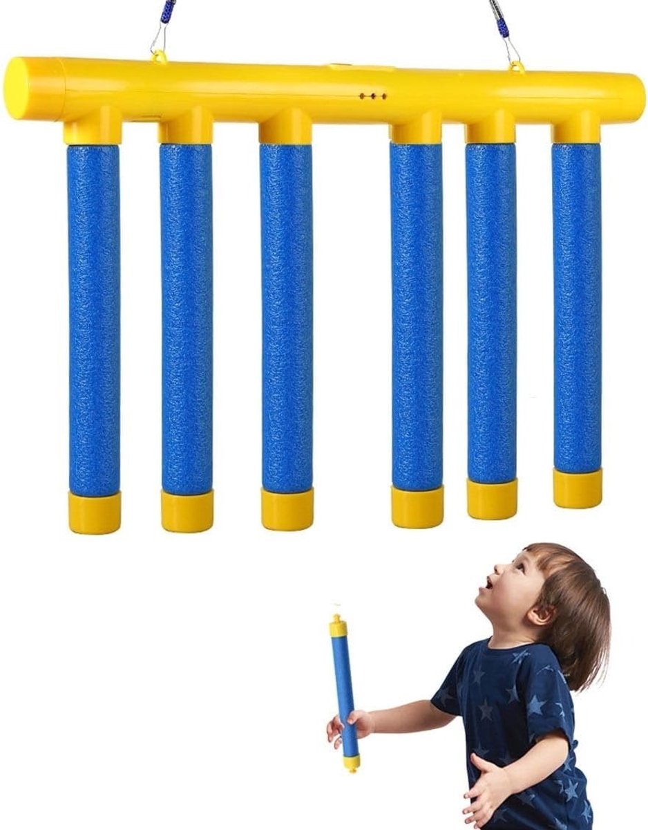 Reactietraining-speelgoed – Uitdaging met vallende stokken: spel voor hand-oogcoördinatie voor kinderen en volwassenen