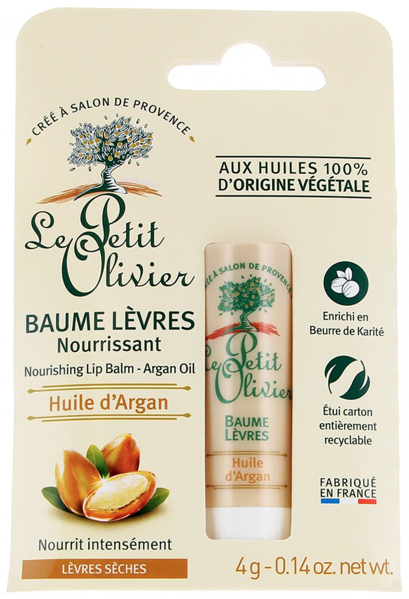 Le Petit Olivier Voedende Lippenbalsem Arganolie 4 g
