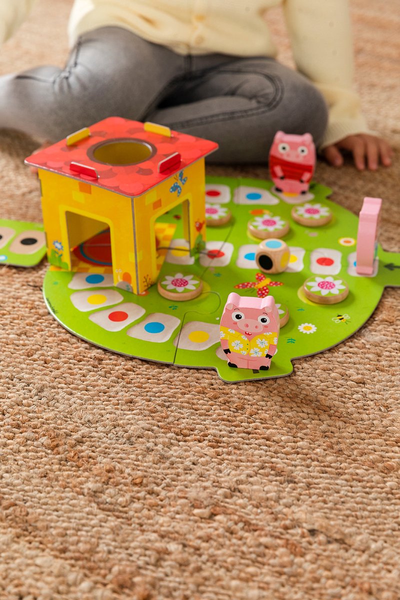 Jumbo - Goula - Drie Kleine Biggetjes - Kinderspel - Bordspel kinderen vanaf 2 jaar - Speelgoed — afbeelding 6